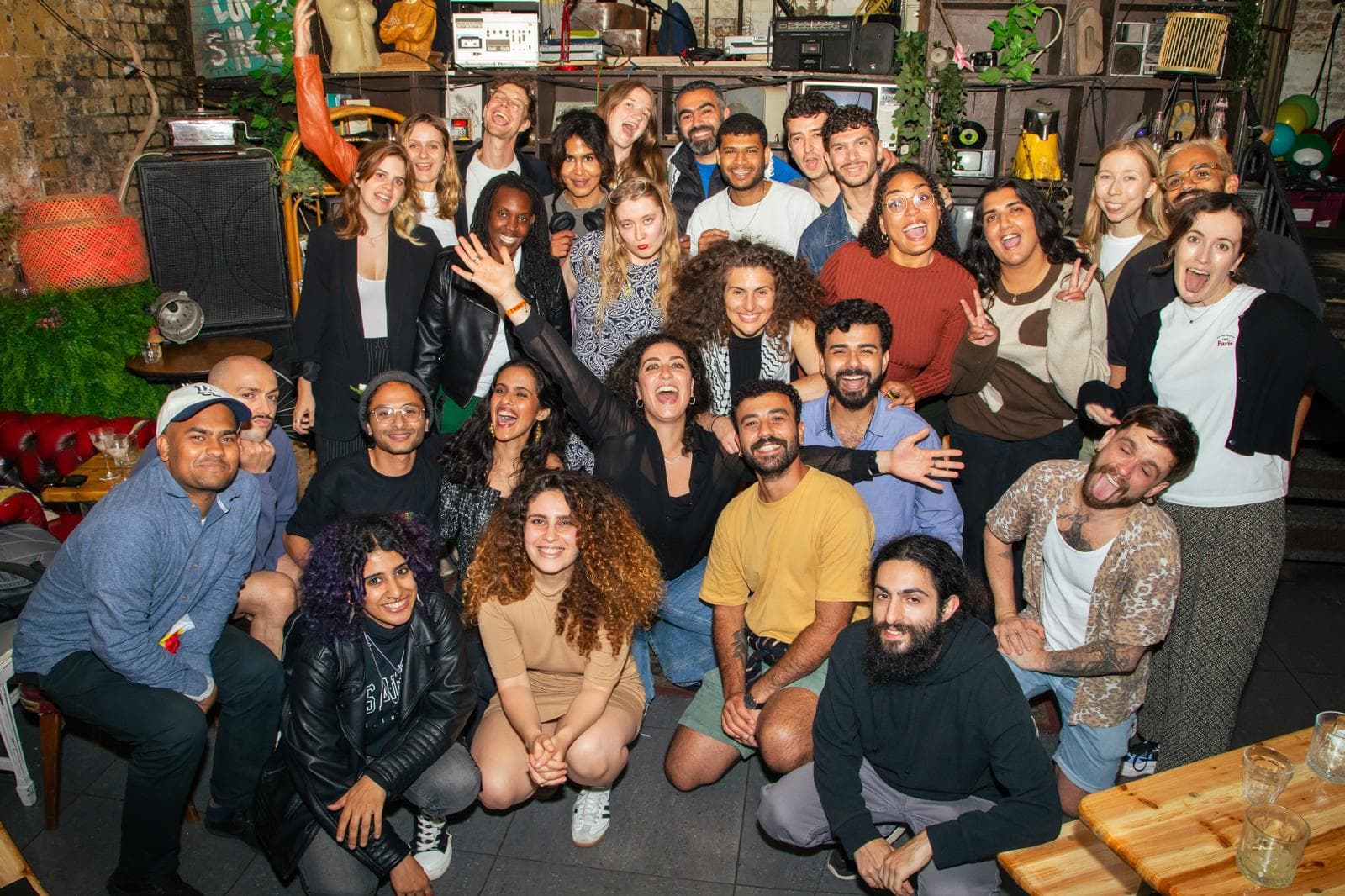 The Baytna community gathered together at a supper club